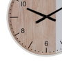 Ixia Reloj Decorativo de Madera Natural-Blanco 60 x 60 x 5,50 cm