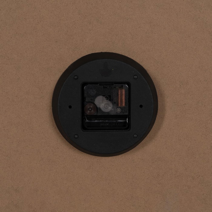 Reloj Natural-Blanco Madera Decoración 60 X 60 X 5,50 cm