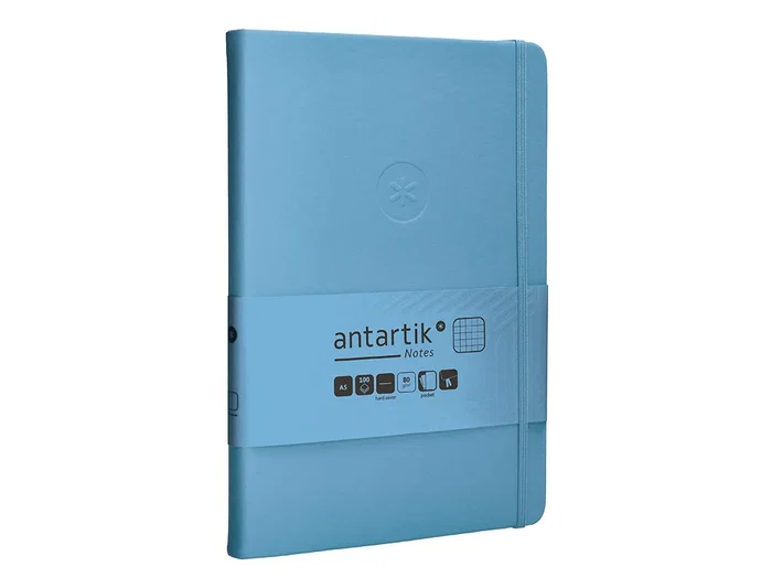 Antartik Cuaderno A5 Tapa Dura Hojas Cuadricula Azul Claro 100 Hojas 80 Gr FSC