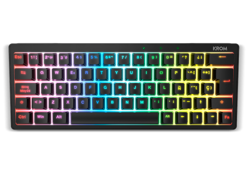 Krom Kreator Teclado Mecánico Gaming 60% Negro Krom Kreator Teclado Mecánico Gaming 60% Negro
