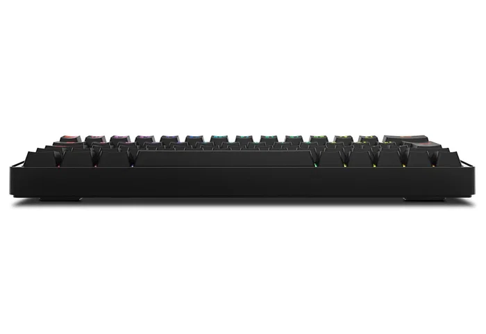 Krom Kreator Teclado Mecánico Gaming Español Formato 60% USB Negro con Retroiluminación RGB, Switches Lubricados y Hot Swap, Antighosting, Compatible con Windows, Mac y Android