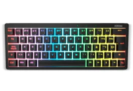 Krom Kreator Teclado Mecánico Gaming Español Formato 60% USB Negro con Retroiluminación RGB, Switches Lubricados y Hot Swap, Antighosting, Compatible con Windows, Mac y Android