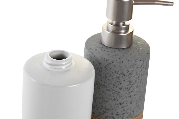 DKD Home Decor Dosificador de Gres 350 ml Surtido de 2 Unidades DKD Home Decor Dosificador de Gres 350 ml Surtido de 2 Unidades