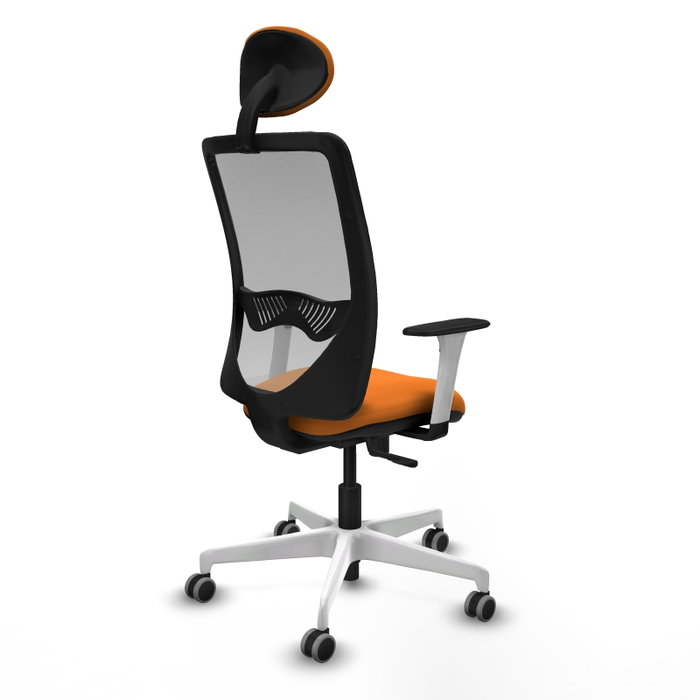 PIQUERAS Y CRESPO Silla de oficina Zulema Naranja y Gris PIQUERAS Y CRESPO Silla de oficina Zulema Naranja y Gris
