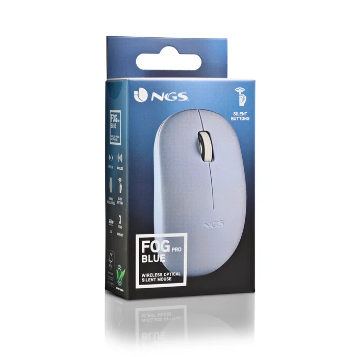 NGS Fog Pro Ratón Inalámbrico Azul 1000 DPI NGS Fog Pro Ratón Inalámbrico Azul 1000 DPI