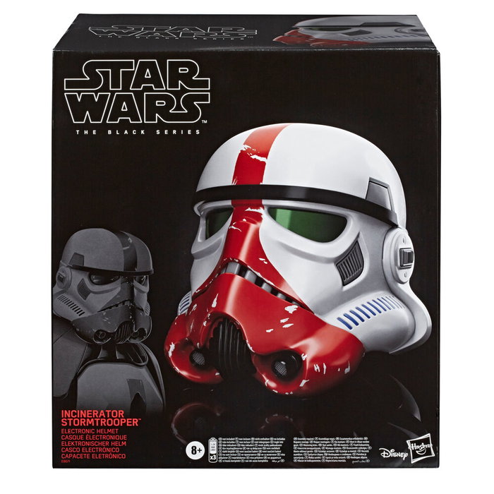 Hasbro Replica Casco Electronico Incinerator Stormtrooper Star Wars The Black Series Edad: +8 años