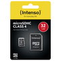 Intenso MicroSDHC 32 GB con adaptador SD