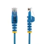 StarTech Cable Ethernet CAT6 Delgado 5m Azul Snagless LSZH RJ45