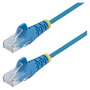 StarTech Cable Ethernet CAT6 Delgado 5m Azul Snagless LSZH RJ45