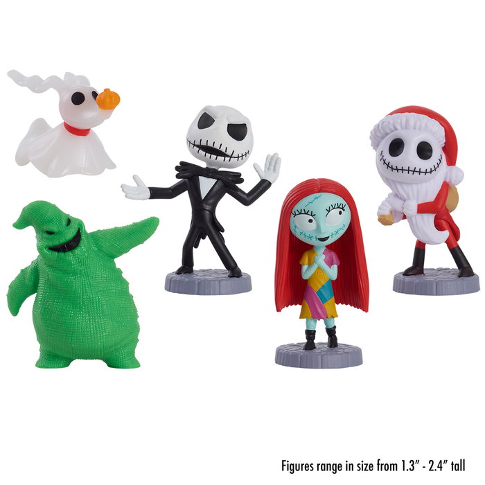 JUST PLAY Pack de 5 Figuras Pesadilla antes de Navidad Disney JUST PLAY Pack de 5 Figuras Pesadilla antes de Navidad Disney
