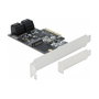 DeLOCK 90396 Tarjeta con 4 Puertos SATA y 1 Ranura M.2 Key B Low Profile