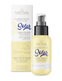 NATYSAL Fluido Solar Facial con Color SPF 50