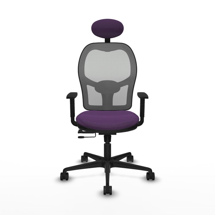 PIQUERAS Y CRESPO Silla de oficina Jorquera Morada y Gris