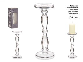 GIFTDECOR Candelabro Cristal Anillo L 36cm