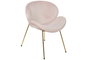 DKD Home Decor Silla Glam Rosa Palo Terciopelo Dorado 63 x 57 x 73 cm (2 Unidades)