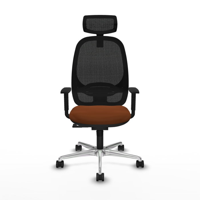 PIQUERAS Y CRESPO Silla de oficina Cilanco con mecanismo Sincro, Marrón y Negro PIQUERAS Y CRESPO Silla de oficina Cilanco con mecanismo Sincro, Marrón y Negro