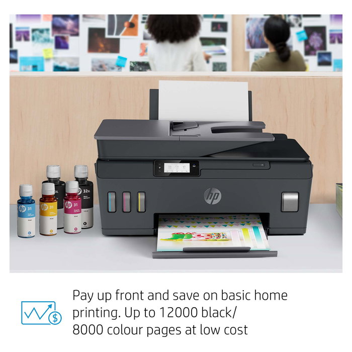 HP Smart Tank Plus 570 Impresora Multifunción 3en1 A4 Color con Tanque de Tinta Inalámbrica WiFi Bluetooth y Alimentador Automático (ADF)