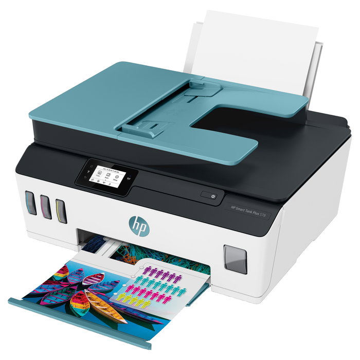 HP Smart Tank Plus 570 Impresora Multifunción 3en1 A4 Color con Tanque de Tinta Inalámbrica WiFi Bluetooth y Alimentador Automático (ADF)