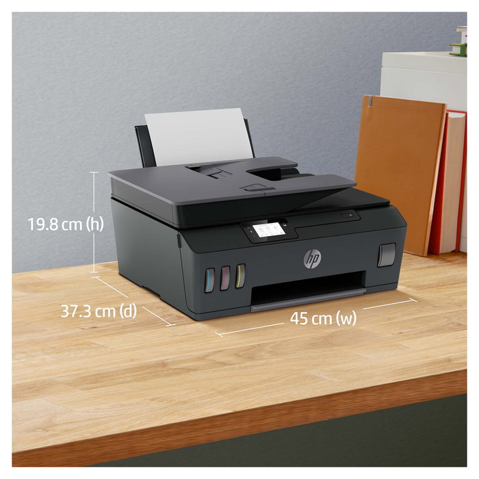 HP Smart Tank Plus 570 Impresora Multifunción 3en1 A4 Color con Tanque de Tinta Inalámbrica WiFi Bluetooth y Alimentador Automático (ADF)