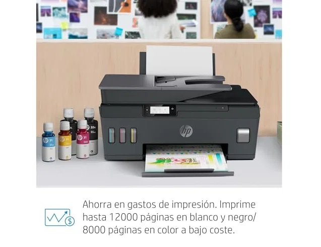HP Smart Tank Plus 570 Inalámbrica Multifunción con ADF