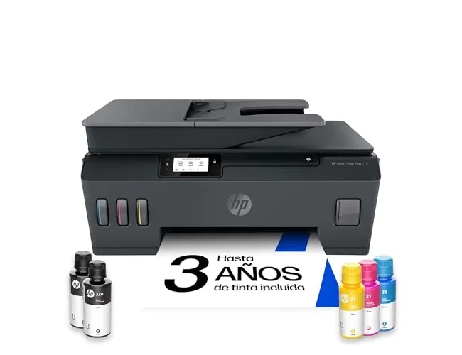HP Smart Tank Plus 570 Inalámbrica Multifunción con ADF