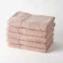 Today TOD3574641231002 Juego de 5 Toallas de Baño 70x130 cm 100% Algodón Rosa