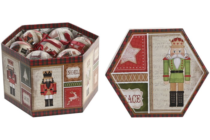 DKD Home Decor Decoracion Colgante Navidad Tradicional Multicolor PVC Set de 14 Piezas 21 x 15.5 x 24 cm