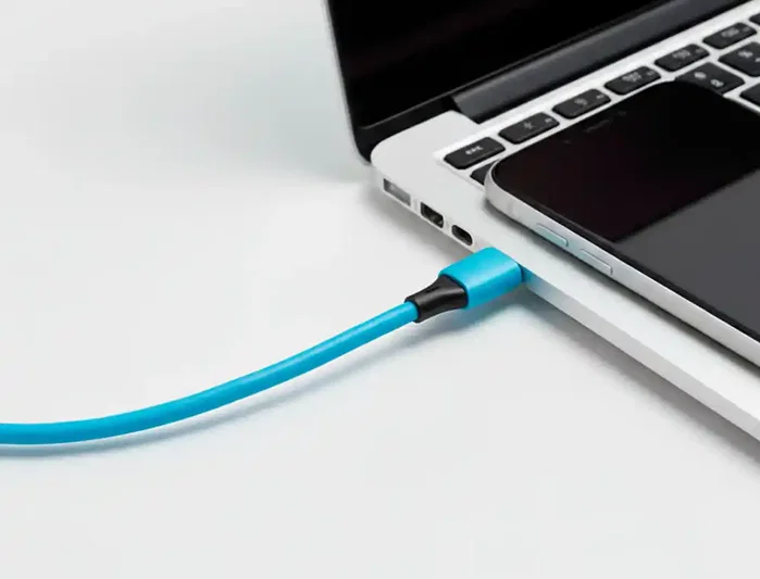Q-connect Cable USB-C a USB-C PVC 1m Azul Q-connect Cable USB-C a USB-C PVC 1m Azul
