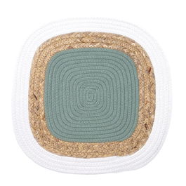 Mantel Individual Policotón y Yute Bodo Luminarc 38x38 cm (12 Unidades)