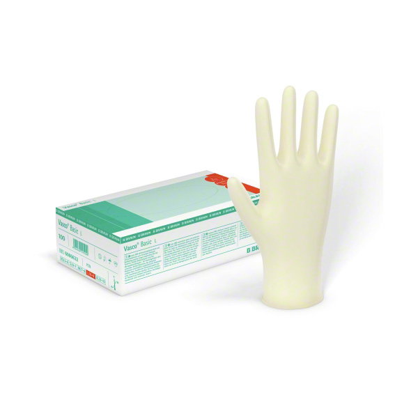 B. Braun Guantes Vasco Basic Látex Sin Polvo Talla L