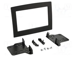 ACV Bastidor de montaje de radio para Dodge 2 DIN Negro