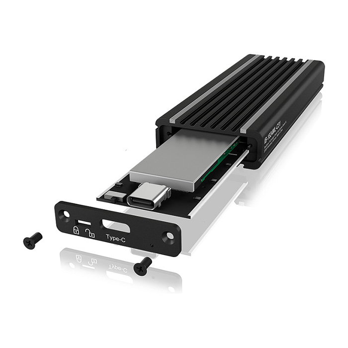 ICY BOX IB-1824ML-C31 Carcasa Externa SSD M.2 NVMe USB 3.2 Gen 2 Tipo C Negro