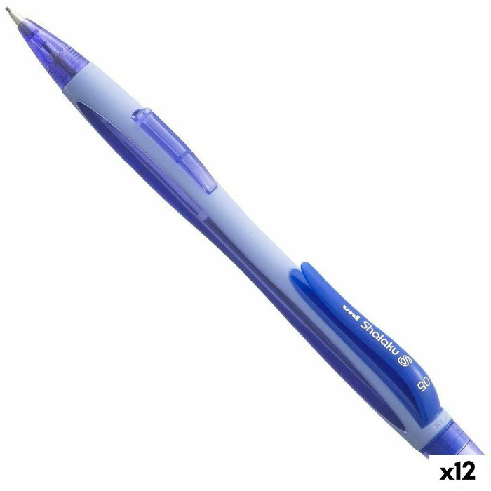 Uni-Ball Portaminas Shalaku S 0.5mm M5-228 Azul (Set de 12)