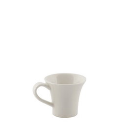 Summa Set de 6 Tazas de Vitro Porcelana Marfil Moca