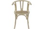 DKD Home Decor Silla Olmo Ratán Blanco con Rejilla Envejecida