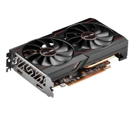 Sapphire 11314-08-20G Tarjeta Gráfica PULSE Radeon RX 6500 XT Gaming OC 8GB GDDR6 AMD RDNA 2 PCIe 4.0 con refrigeración Dual-X y FidelityFX