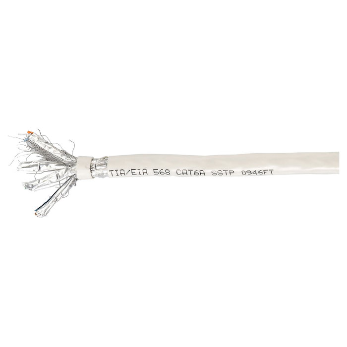 EQUIP Cable de Red Cat6a S/FTP 4 Pares Calibre 23 LSZH, 305 metros, Beige, 10 Gb/s, 600 MHz, para 10GBase-T, Referencia 401493 EQUIP Cable de Red Cat6a S/FTP 4 Pares Calibre 23 LSZH, 305 metros, Beige, 10 Gb/s, 600 MHz, para 10GBase-T, Referencia 401493