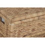 DKD Home Decor Set de 2 Cestas de Ropa de Jacinto de Agua con Tapa