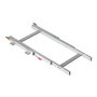 Emuca Guías para mesa deslizante Twice Top, Aluminio, Anodizado mate