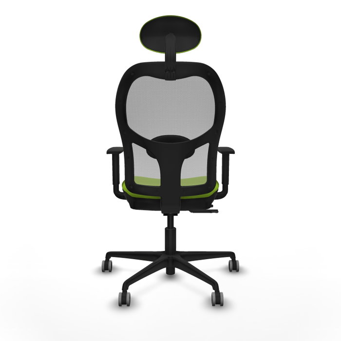 PIQUERAS Y CRESPO Silla de oficina Jorquera Sincro/Traslack Pistacho y Gris
