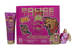 Police To Be #Freetodare Women Gift Set 40ml EDP + 100ml Body Lotion