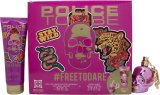 Police To Be #Freetodare Set para Mujer con Eau de Parfum de 40 ml y Loción Corporal de 100 ml
