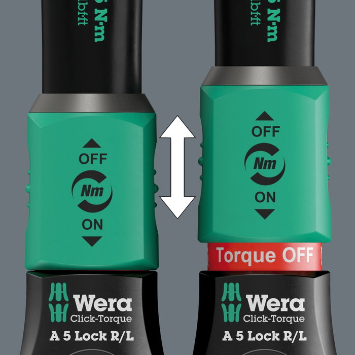 Wera Click-Torque Lock A5 R/L 1/4 pulgada Wera Click-Torque Lock A5 R/L 1/4 pulgada