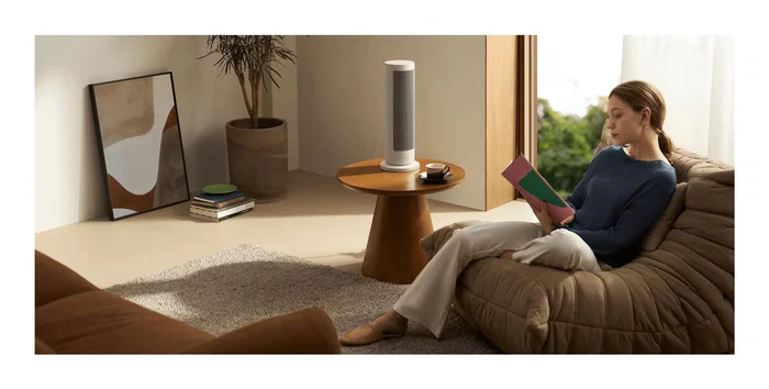 Xiaomi Calentador Smart Graphene Torre 2000W Blanco UE BHR084SEU - Con Ventilación, Control por Voz/Wifi, Temporizador 8h