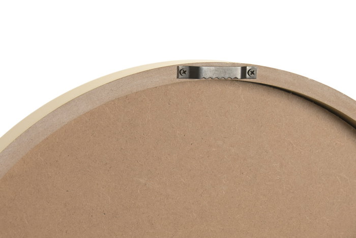 DKD Home Decor Reloj Pared Glam Blanco Beige 4 x 40 x 40 cm (4 Unidades)