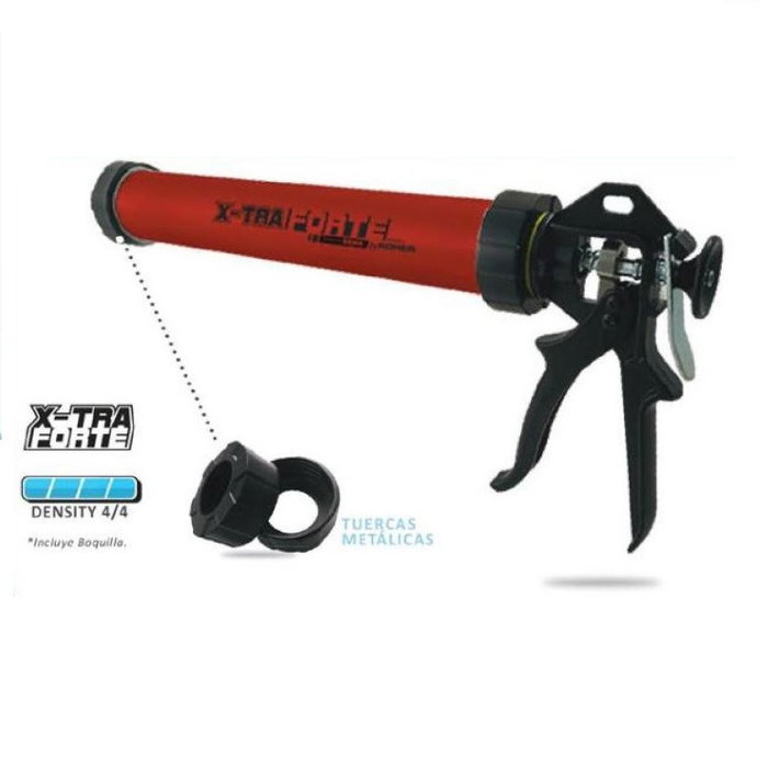 Fortfenix Pistola Roller Xtra-Forte Aluminio 600Ml