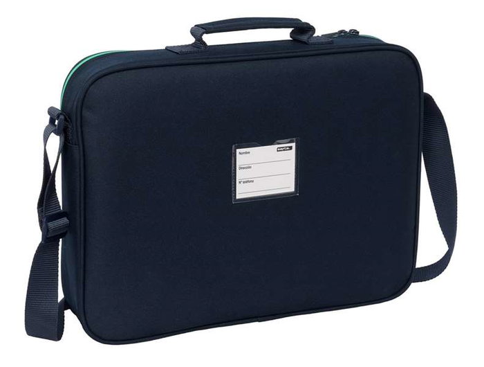 Safta Cartera Extraescolares Real Madrid 2ª Equipación 25/26 38x28x6cm