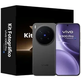 Vivo X300 Pro Smartphone 16GB RAM 512GB 6.78" AMOLED 5G Negro con Kit Fotográfico - Procesador Dimensity 9500, Cámara 200MP ZEISS, Batería 5440mAh, Carga 90W, IP68