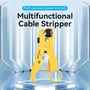 Vention Pelacables Coaxial KEBY0 Amarillo