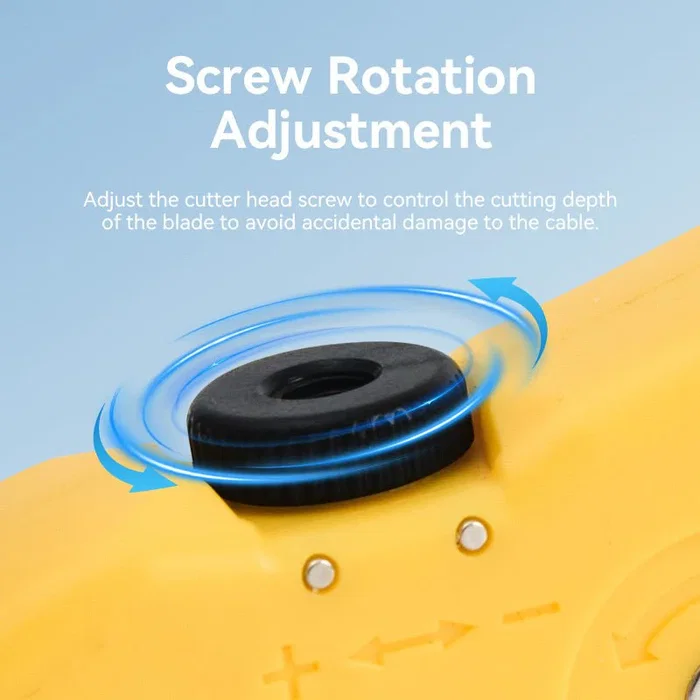 Vention Pelacables Coaxial KEBY0 Amarillo